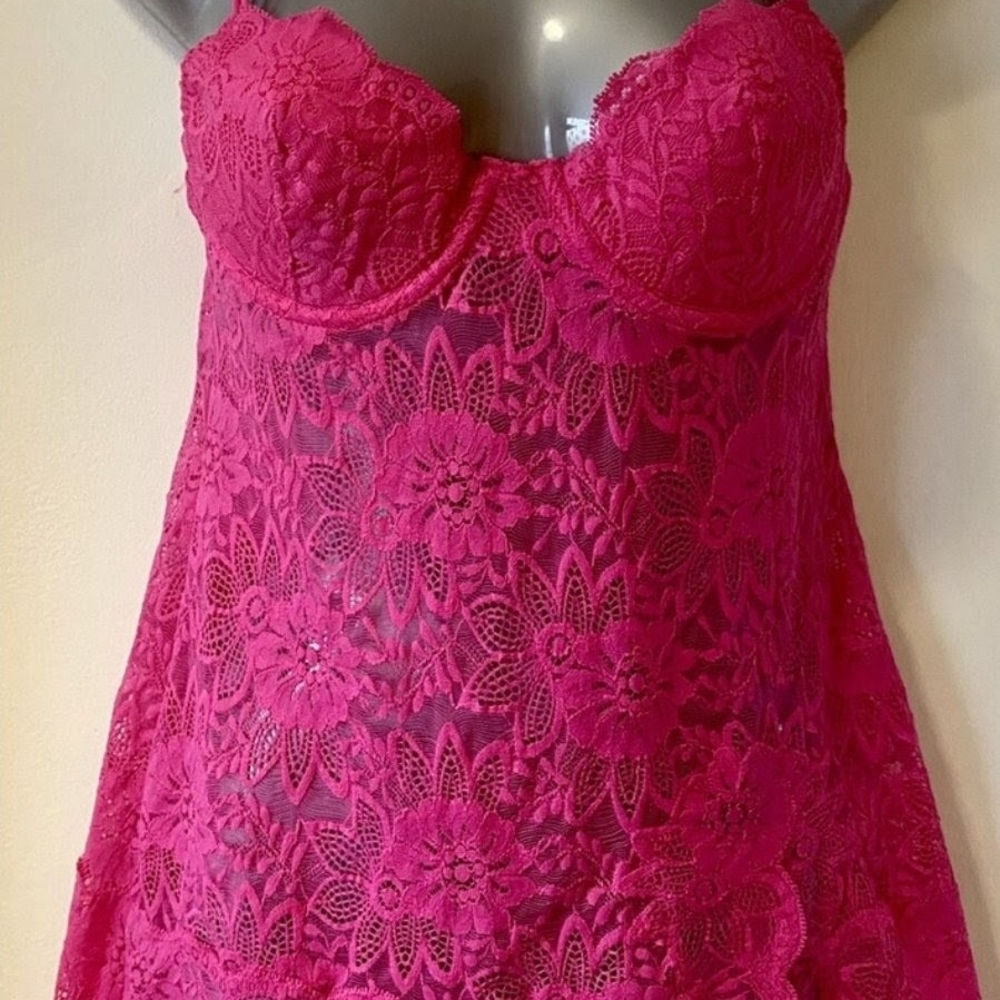 Victoria's Secret Pink Lace Chemise